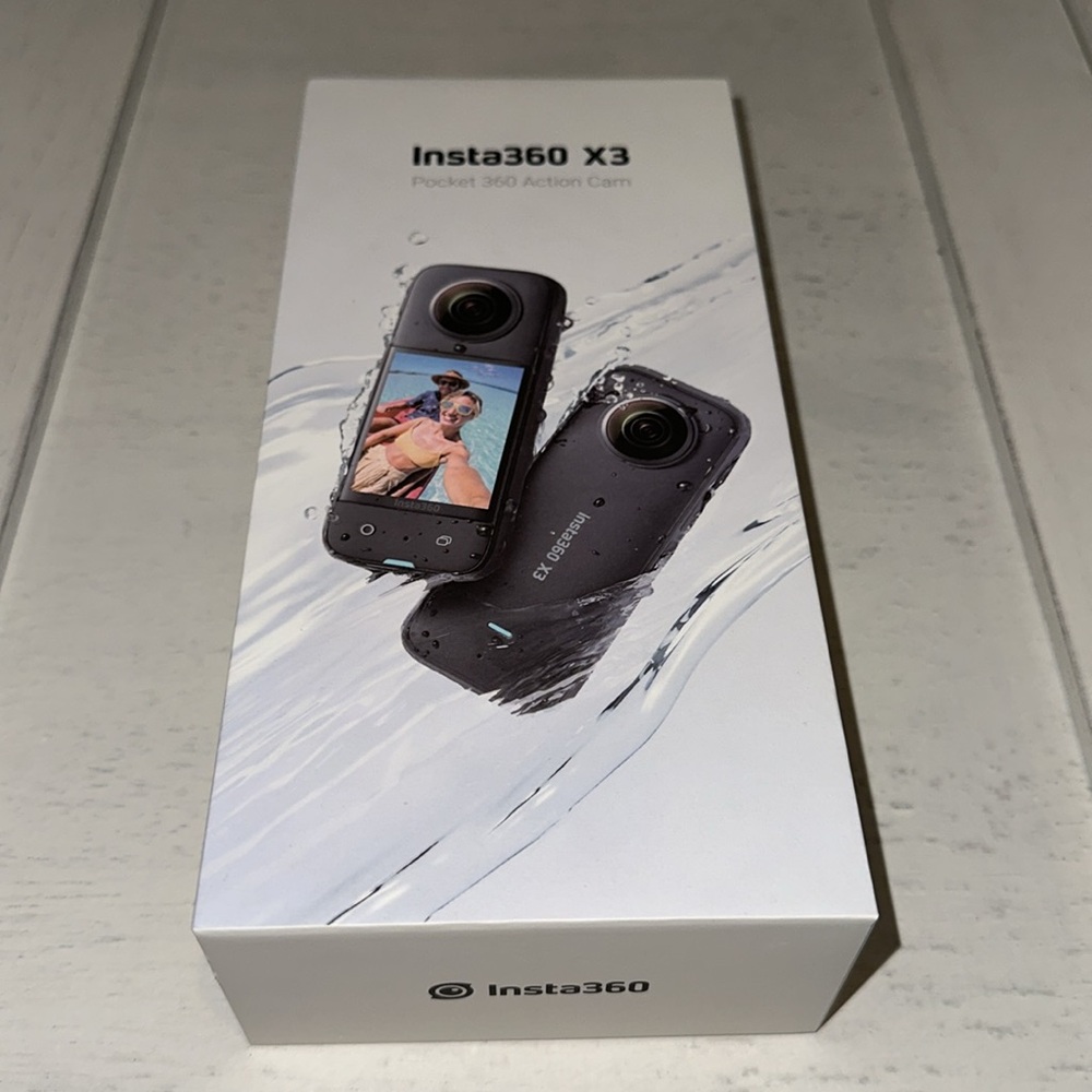 Insta360 x3 5.7k 360 degree Action Camera - Pre-owned with Box